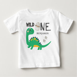 T-shirt Pour Bébé FAMILLE PERSONNALISÉE UN Dinosaure Premier annive
