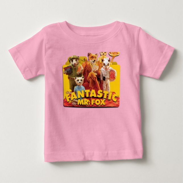 T-shirt Pour Bébé fantastic Mr fox (Devant)