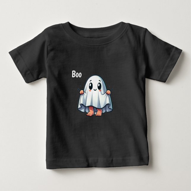 T-shirt Pour Bébé Fantôme Mal De Désapprobation (Devant)
