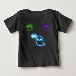 T-shirt Pour Bébé Fantômes Néon Halloween