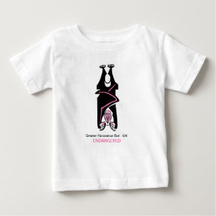 T-shirt Pour Bébé Faune - Cool Horseshoe BAT - Animaux -