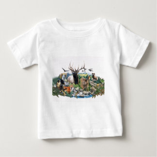 T-shirt Pour Bébé Faune nord-américaine
