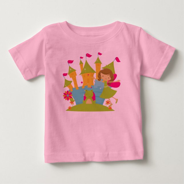 T-shirt Pour Bébé Fée brune Princesse Bébé Tutu Body (Devant)