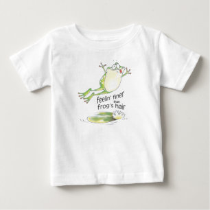 T-shirt Pour Bébé feelin' fine grenouille
