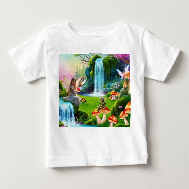 T-shirt Pour Bébé Fées Mignonnes (Devant)