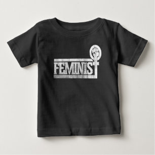 T-shirt Pour Bébé Féministe