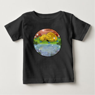 T-shirt Pour Bébé Ferald Dormir Près Des Tournesols