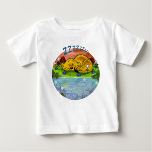 T-shirt Pour Bébé Ferald Ferret dormant