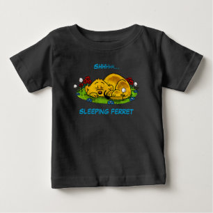 T-shirt Pour Bébé Ferald Sac fourre-tout du furet dormant