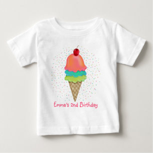 T-shirt Pour Bébé Festins de crème glacée