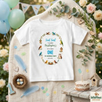 Fête d'anniversaire des oiseaux mignons pour les 1