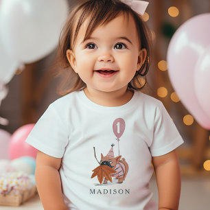 T-shirt Pour Bébé Fête d'anniversaire Patte cute chien Pug sur mesur
