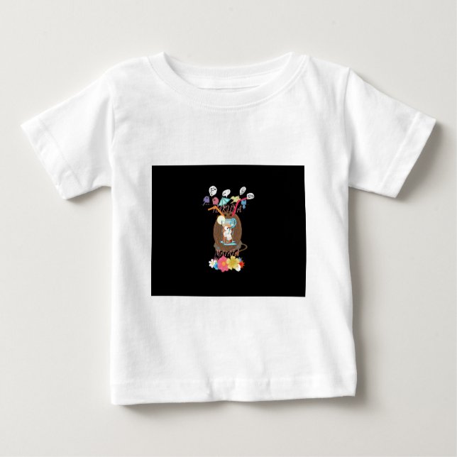 T-shirt Pour Bébé Fête de plage d'été (Devant)