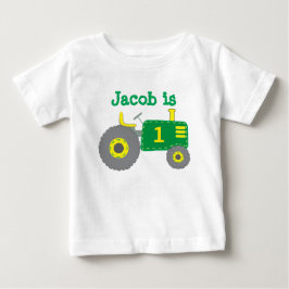 T-shirt Pour Bébé Fête du Tracteur Vert