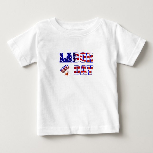 T-shirt Pour Bébé Fête du Travail - (Devant)