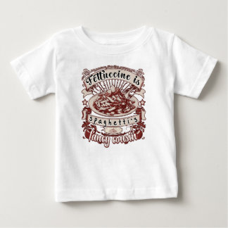 T-shirt Pour Bébé Fettuccine est la cousine fantaisiste de Spaghetti