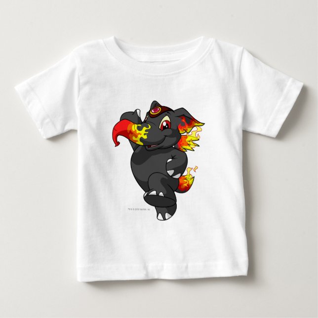 T-shirt Pour Bébé Feu d'éléphante (Devant)