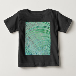 T-shirt Pour Bébé Feuille de palme Plante verte douce