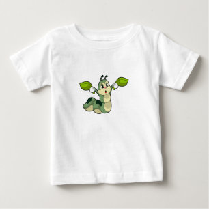 T-shirt Pour Bébé Feuilles Caterpillar