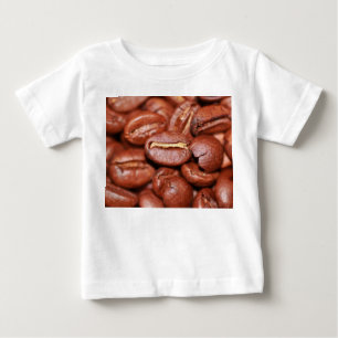 T-shirt Pour Bébé Fèves de café grillées