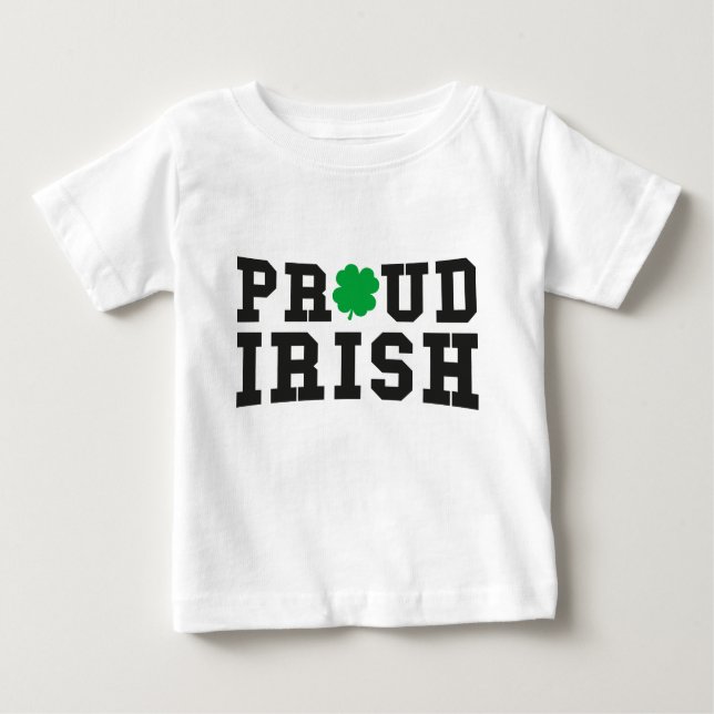 T-shirt Pour Bébé Fier irlandais (Devant)