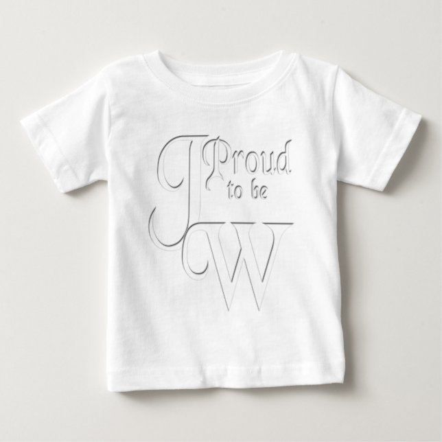 T-shirt Pour Bébé Fière d'être le témoin de Jéhovah (Devant)