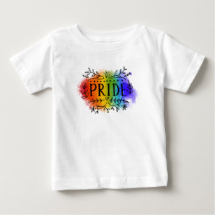 T-shirt Pour Bébé Fierté en aquarelle