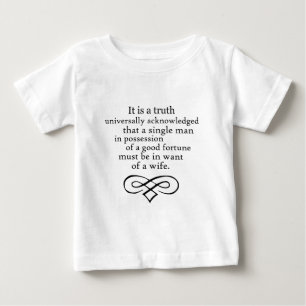 T-shirt Pour Bébé Fierté et préjudice