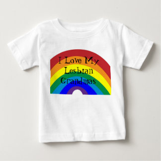 T-shirt Pour Bébé Fierté : J'aime mes grand-mamans