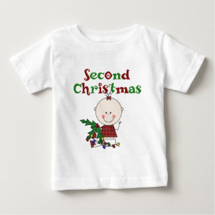 T-shirt Pour Bébé Fille 2e Fêtes de Noël Bébé Enfants