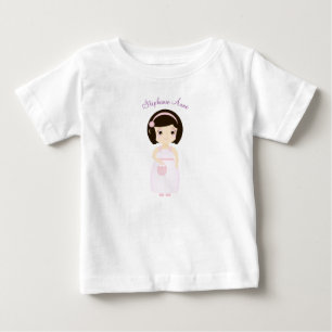 T-shirt Pour Bébé Fille d'anniversaire à la table de cadeaux
