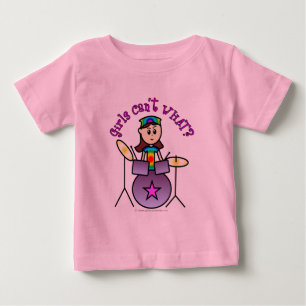 T-shirt Pour Bébé Fille de tambour léger