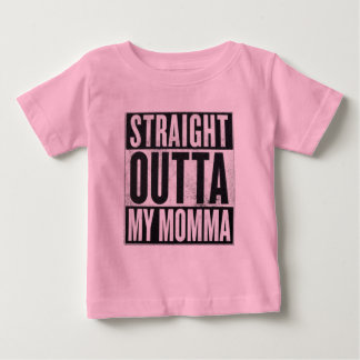 T-shirt Pour Bébé Fille droit devant ma maman drôle Kid Tee