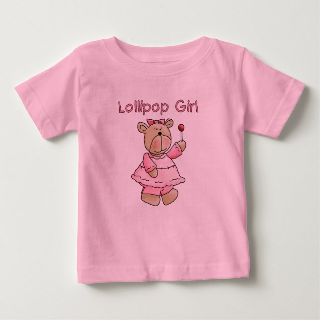 T-shirt Pour Bébé Fille Lollipop (Devant)