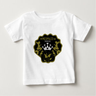 T-shirt Pour Bébé Fille Sirène Princesse