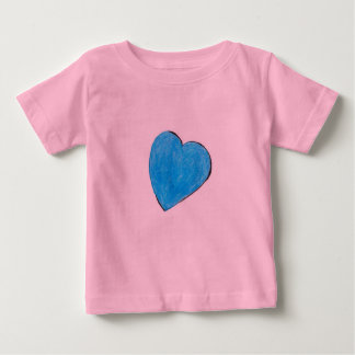 T-shirt Pour Bébé FilleAimeBleu