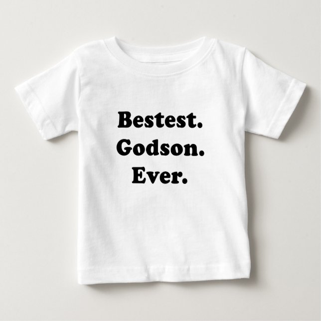 T-shirt Pour Bébé Filleul de Bestest jamais (Devant)