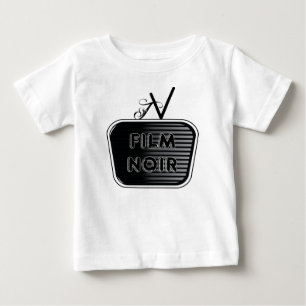 T-shirt Pour Bébé Film Noir