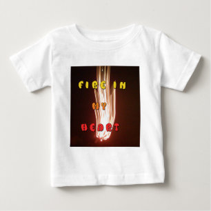 T-shirt Pour Bébé Fire in My Heart Art Print