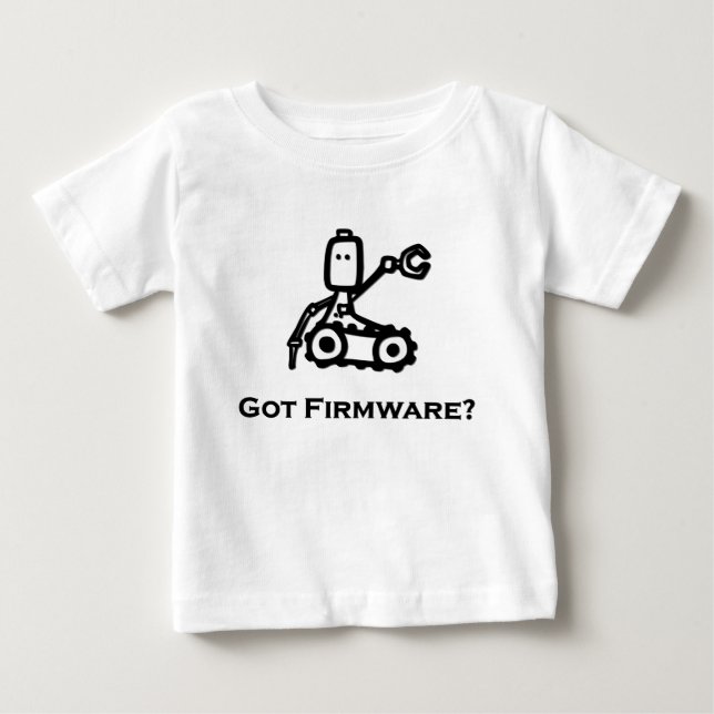 T-shirt Pour Bébé Firmware du bot de l'ingénieur (Devant)