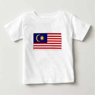 T-shirt Pour Bébé Flag malaisien
