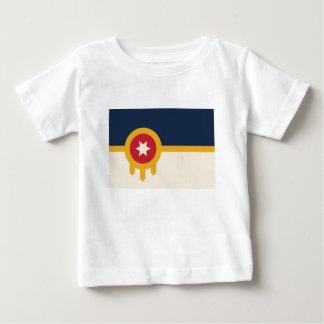 T-shirt Pour Bébé Flag of Tulsa city, Oklahoma State
