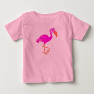 T-shirt Pour Bébé Flamant rose
