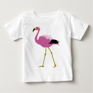 T-shirt Pour Bébé Flamant rose rose