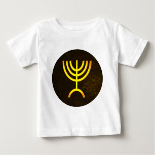 T-shirt Pour Bébé Flamme de Menorah
