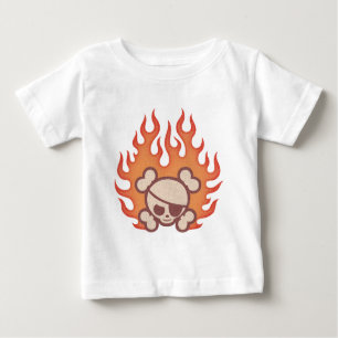 T-shirt Pour Bébé Flammes de type