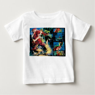 T-shirt Pour Bébé Flash and Green Lantern Panel