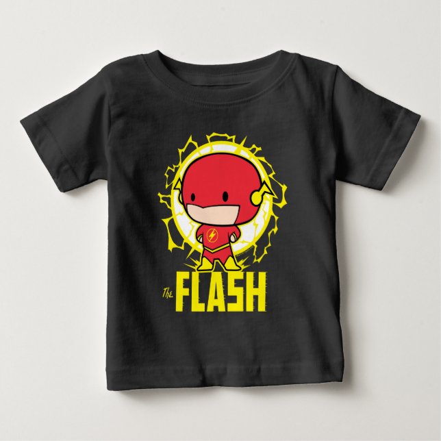 T-shirt Pour Bébé Flash Chibi Avec Électricité (Devant)