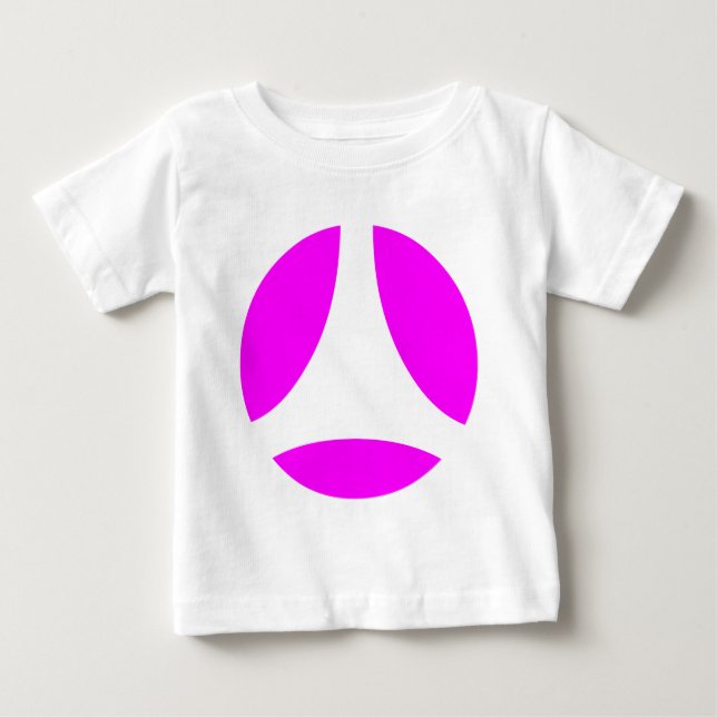 T-shirt Pour Bébé Flèche de boule de courbe (Devant)