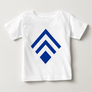 T-shirt Pour Bébé Flèche géométrique 02 - Bleu marine